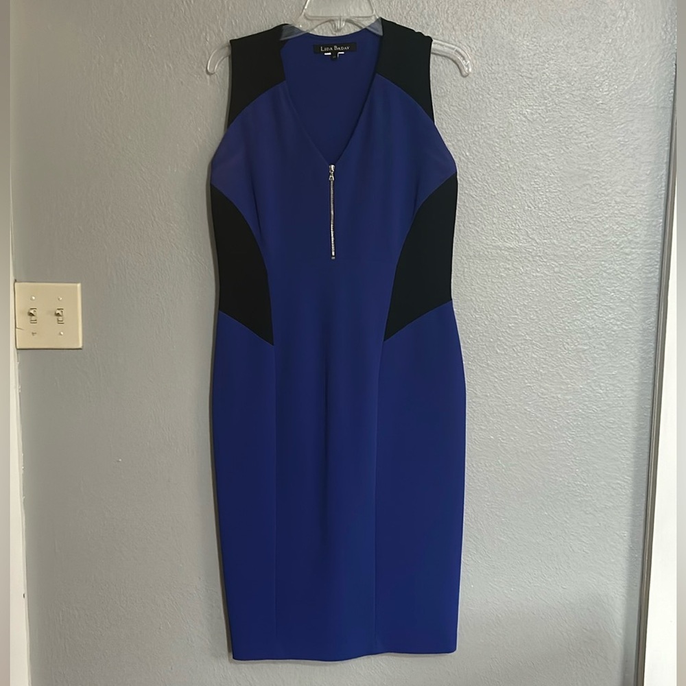 Blue and Black Lida Baday Dress
